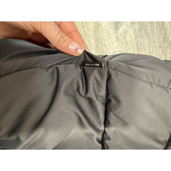 Save the Duck Petunia Black Puffer Jacket Drawstring Waist Women's 2/M NWT $448 - Picture 15 of 16